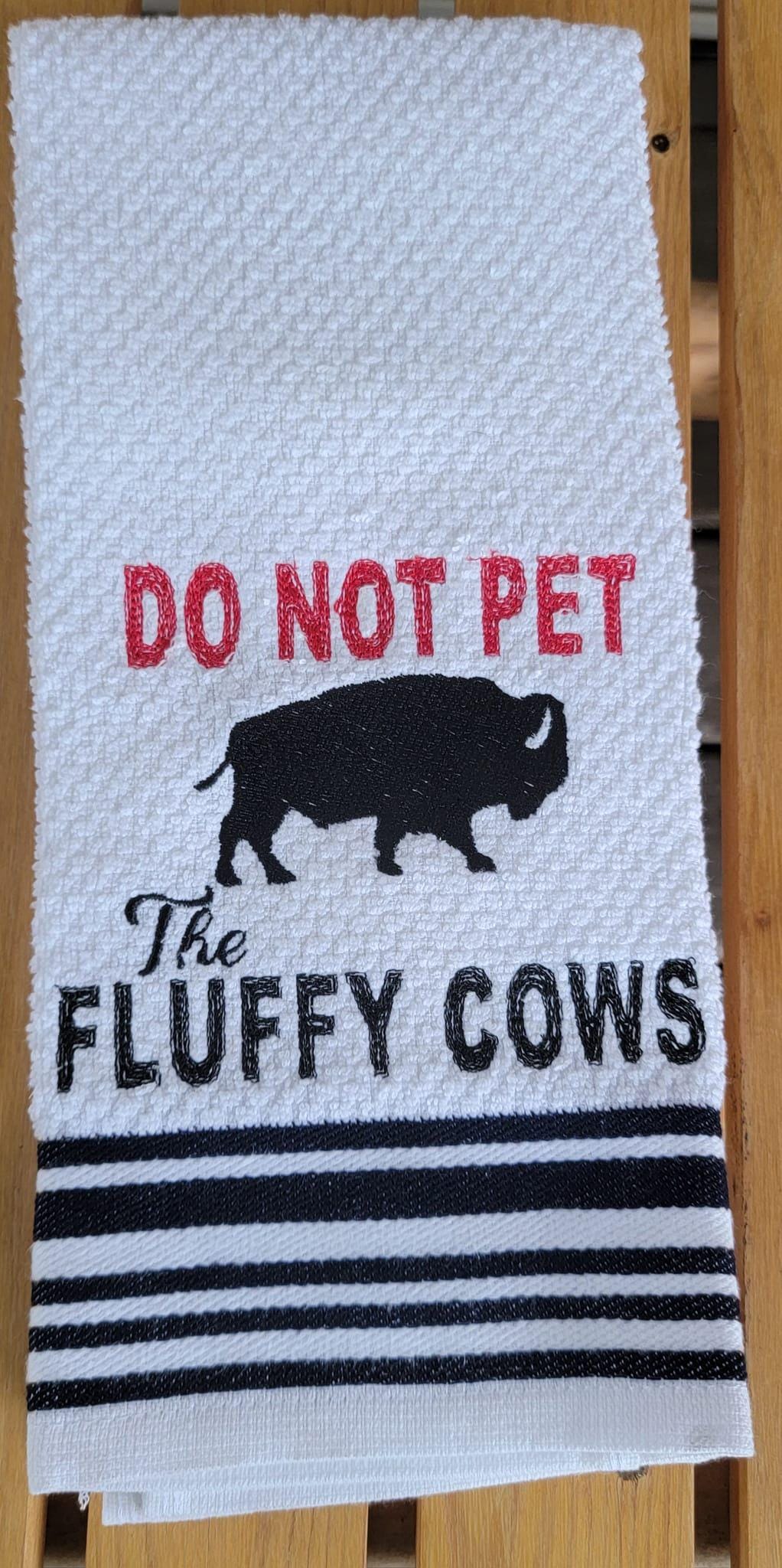 Don't pet Fluffy Cows