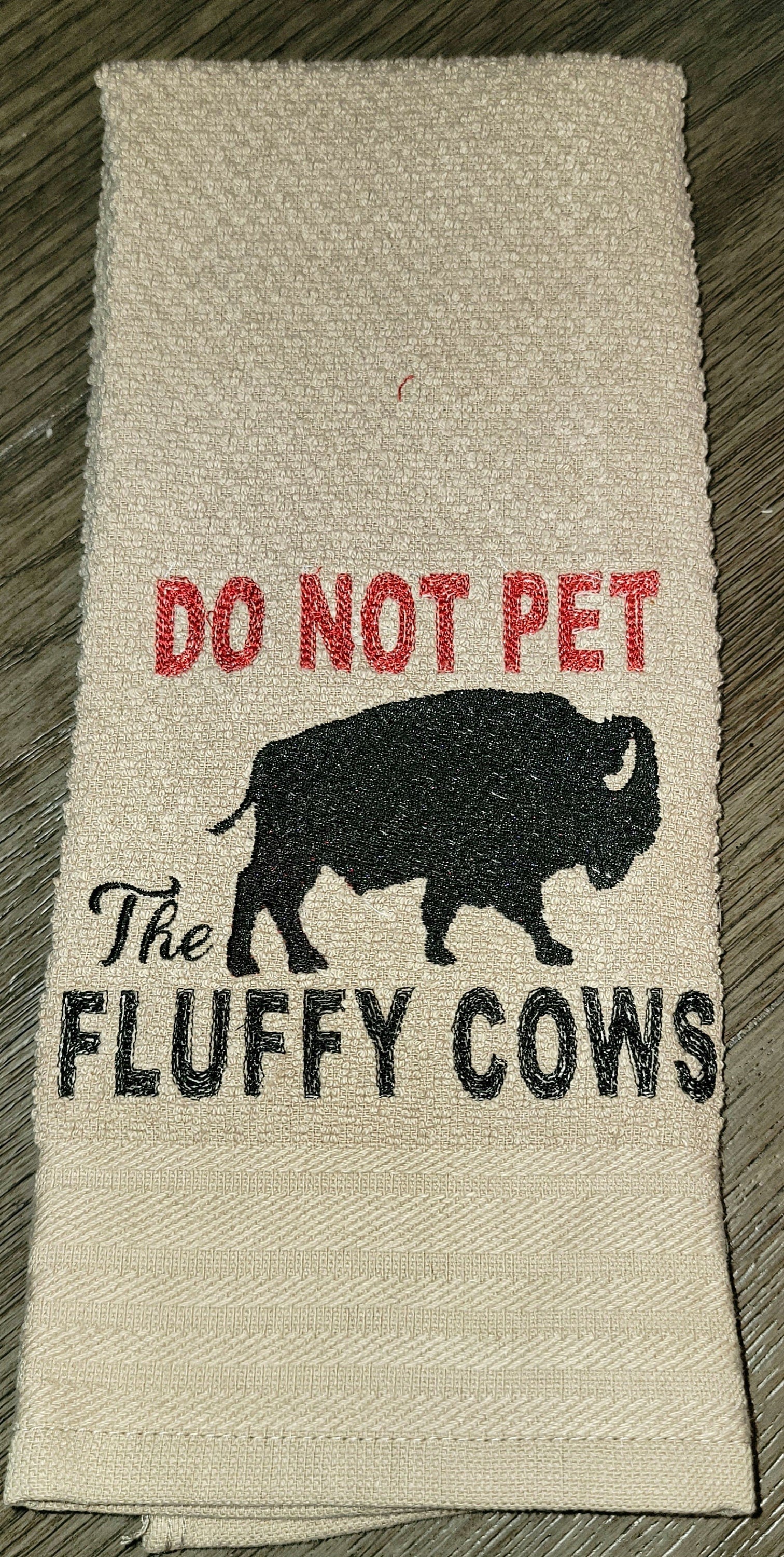 Don't pet Fluffy Cows