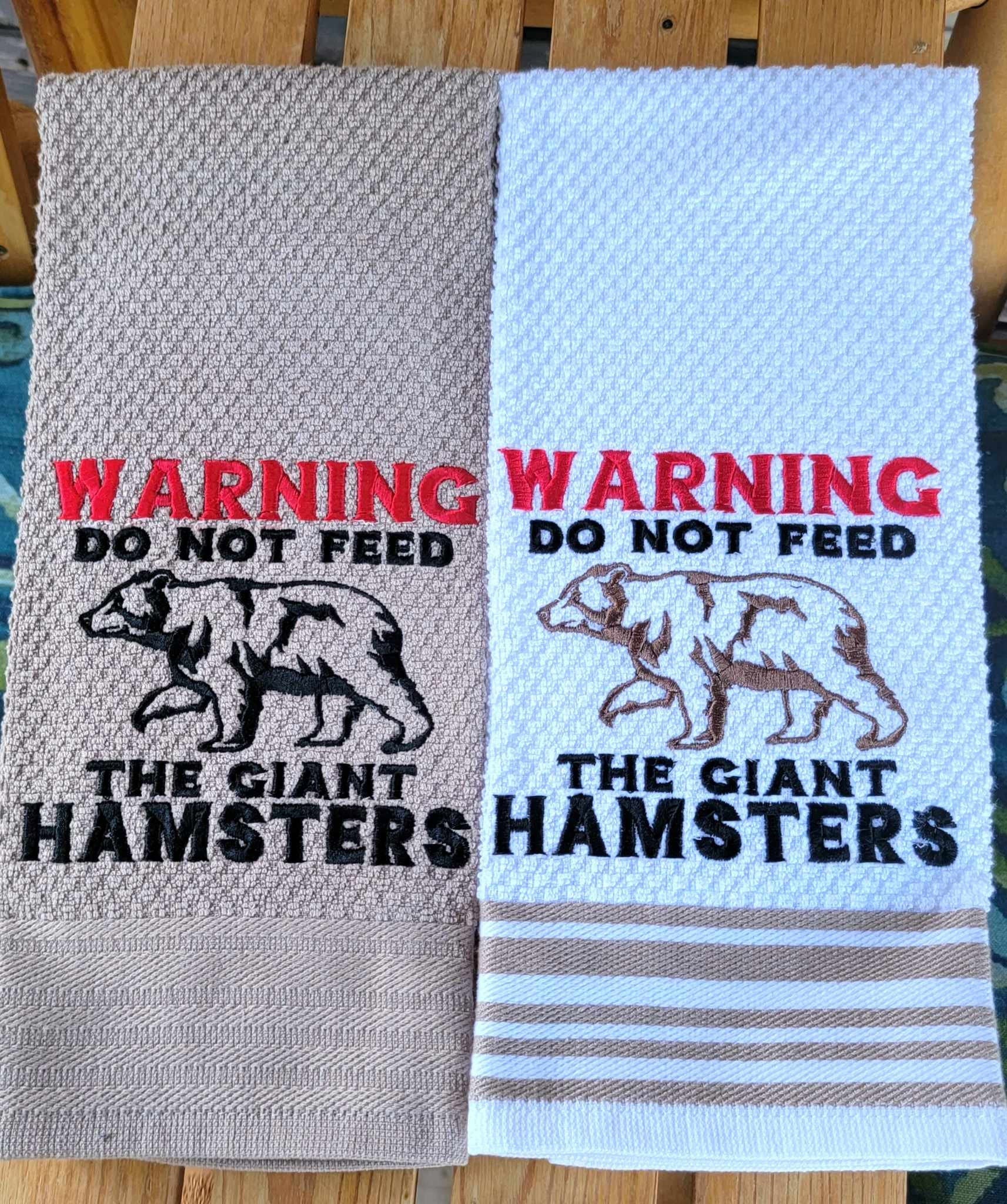 Don't Feed the Giant Hamsters (Bear)